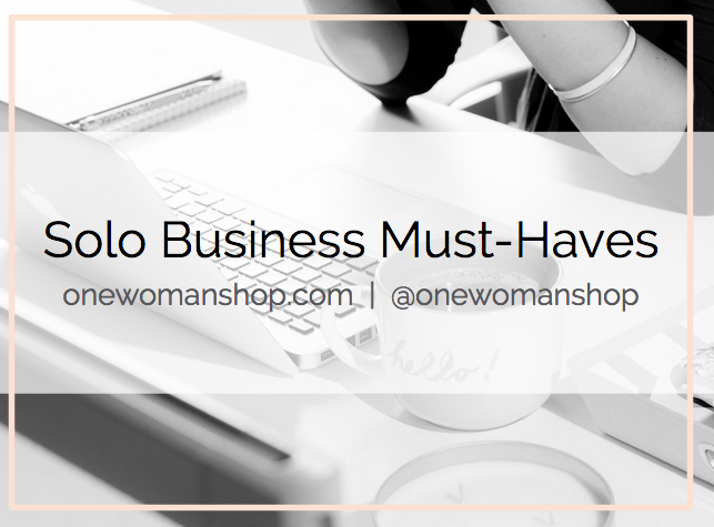 solo business must-haves
