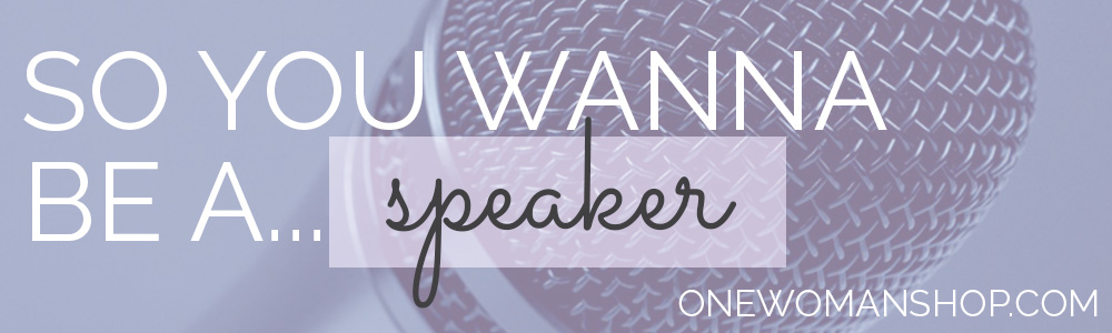 i want to be a professional speaker
