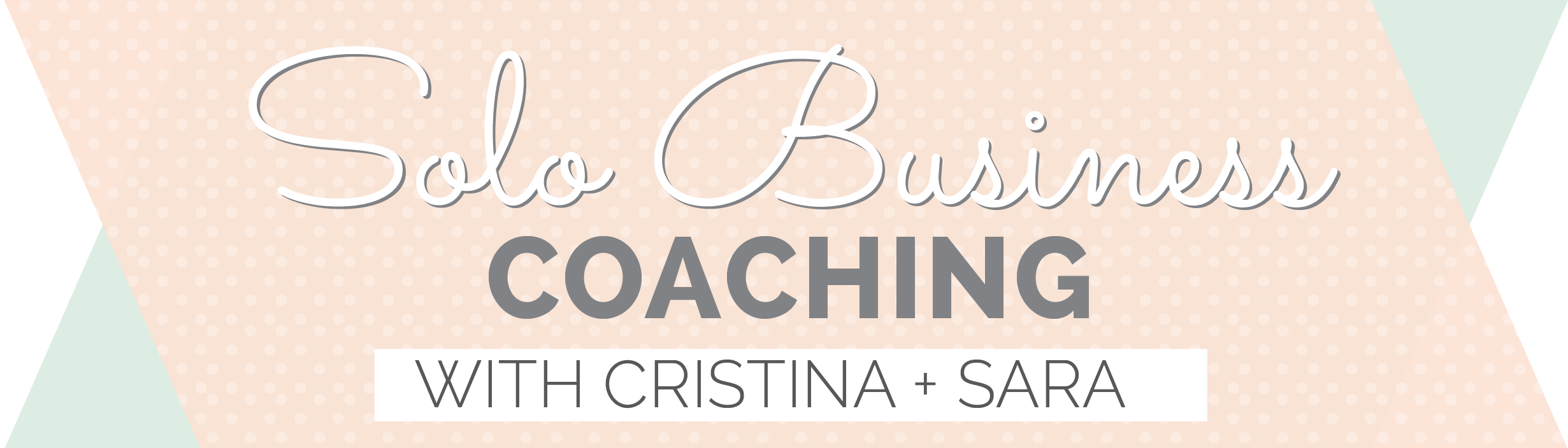 One Woman Shop solo business coaching