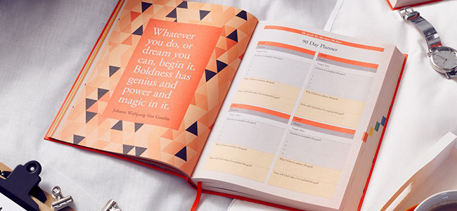 The Dailygreatness planner